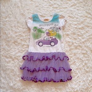 🕶 Girls Hollywood tutu dress 👗 with tutu skirt